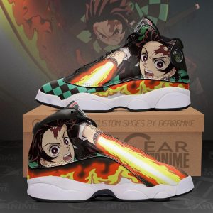 Tanjiro Sneakers Sun Breathing Custom Anime Demon Slayer Shoes DSS0611 Gender / Size Official DEMON SLAYER Merch